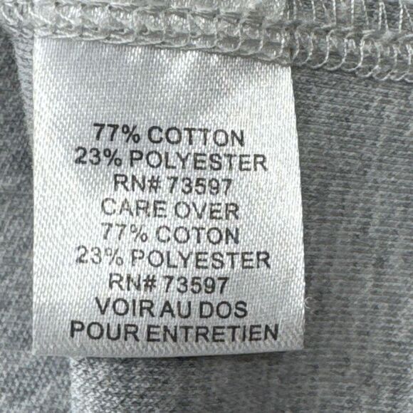 Patrick James Men's Large Gray Zip-Up Hoodie Sweatshirt Casual Athleisure Zip Up - Picture 7 of 8